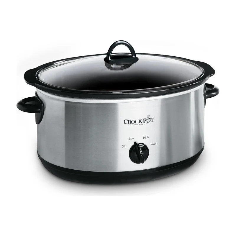 Crock-Pot 7-Quart Manual Slow Cooker: a family-size 7 quart slow cooker. set it and walk away.