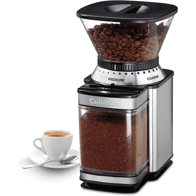 Cuisinart Supreme Grind Electric Burr Coffee Grinder: 18 grind settings, from espresso to french press.