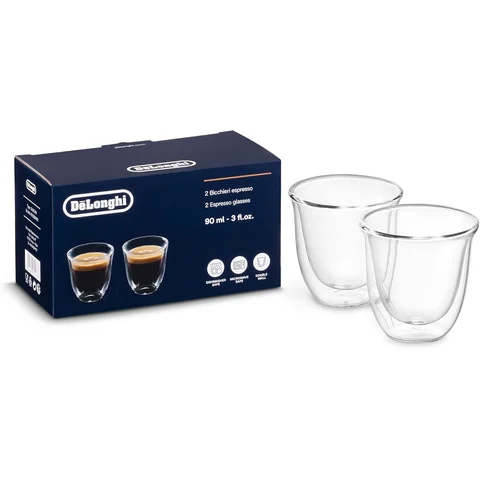 De'Longhi Double Wall Thermal Espresso Glasses