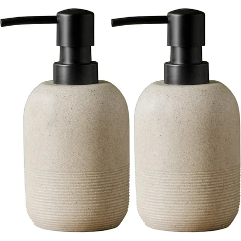 GalDal Beige Soap Dispenser Set