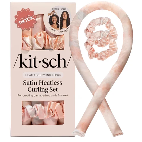 Kitsch Satin Heatless Curls Overnight Set