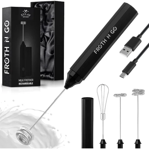 Zulay Froth N Go Rechargeable Milk Frother