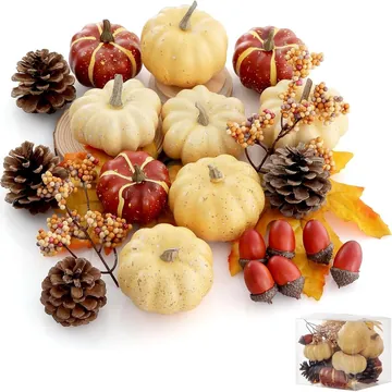 Artgar Fall Harvest Pumpkin Decor Set (23 pcs) product photo