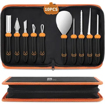 CHRYZTAL 10-Piece Pumpkin Carving Kit product photo