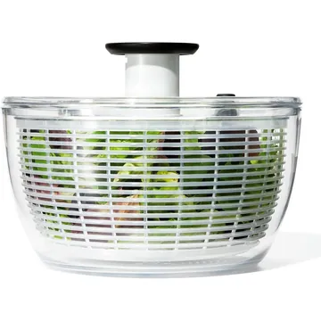 OXO Good Grips Salad Spinner (6.22 Qt, White) product photo